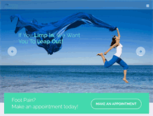 Tablet Screenshot of jaxbeachpodiatry.com